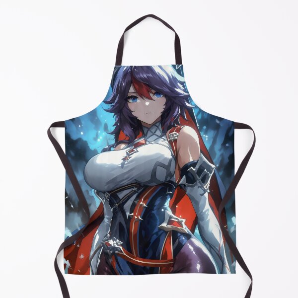 Item preview, Rosaria Fanart Cryo Polearm Nun Gothic Anime T-Shirt designed and sold by Senpaiwaves.