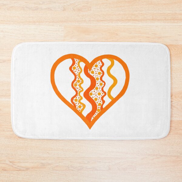 Item preview, Abstract Orange Heart designed and sold by Pandaerable.