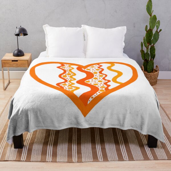 Item preview, Abstract Orange Heart designed and sold by Pandaerable.