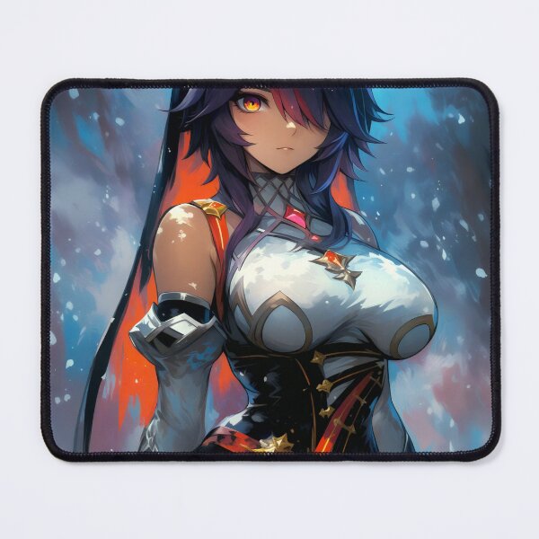 Item preview, Rosaria Fanart Cryo Polearm Nun Gothic Anime T-Shirt designed and sold by Senpaiwaves.