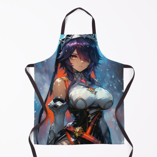 Item preview, Rosaria Fanart Cryo Polearm Nun Gothic Anime T-Shirt designed and sold by Senpaiwaves.