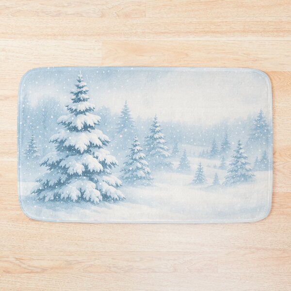 Item preview, Neve e árvores de Natal iluminadas   designed and sold by Leonornature.