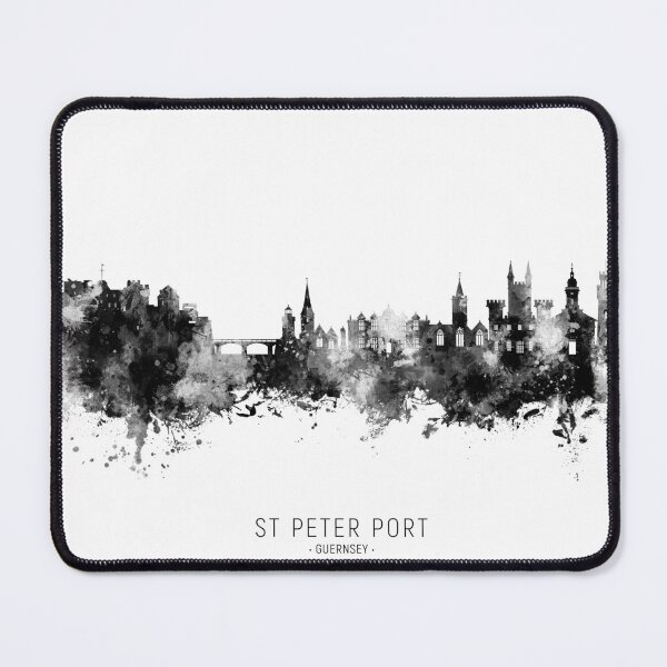 Item preview, St Peter Port Guernsey Channel Islands Skyline designed and sold by ArtPrints.