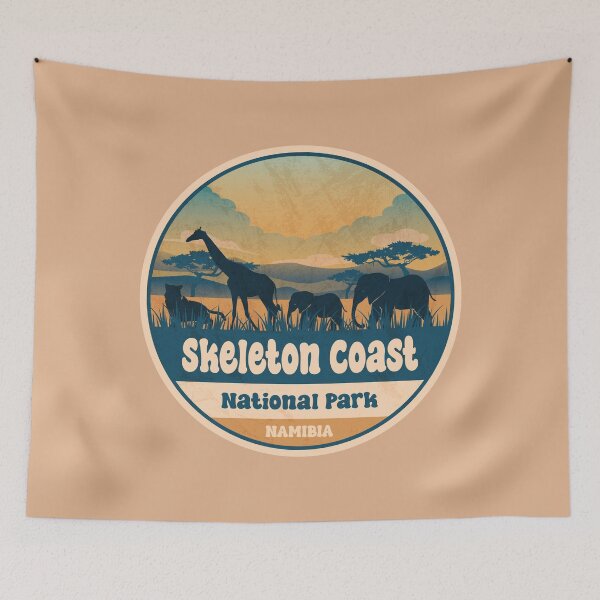 Item preview, Skeleton Coast National Park Namibia Safari Adventure Art designed and sold by CynthiaGraphics.