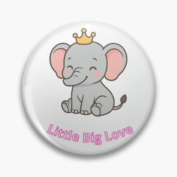 Item preview, Little Big Love – Cute Baby Elephant designed and sold by UmniTok.