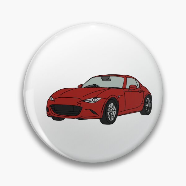 Item preview, Red Roadster Line Art – Minimalist Convertible Car Illustration designed and sold by ElceMare.