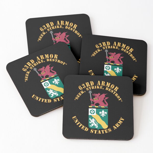 Item preview, COA - 63rd Armor Regiment X 300 designed and sold by Military Insignia Products.