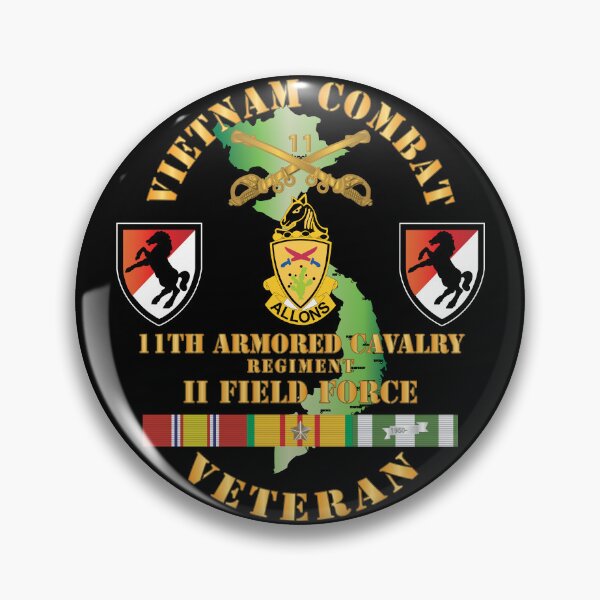 Item preview, Army - Vietnam Combat Cavalry Veteran w 11th ACR - II Field Force X 300 designed and sold by Military Insignia Products.