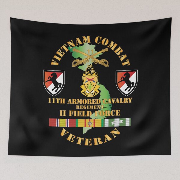 Item preview, Army - Vietnam Combat Cavalry Veteran w 11th ACR - II Field Force X 300 designed and sold by Military Insignia Products.