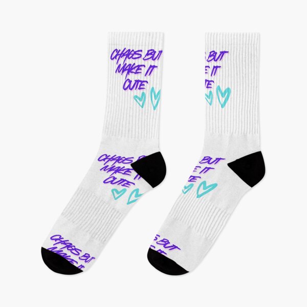 Item preview, Chaos But Make It Cute purple Quote designed and sold by SloganSauce.