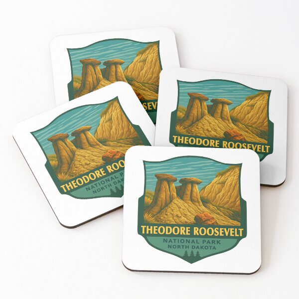 Item preview, Pegatina del Parque Nacional Theodore Roosevelt designed and sold by Ismeal Von.