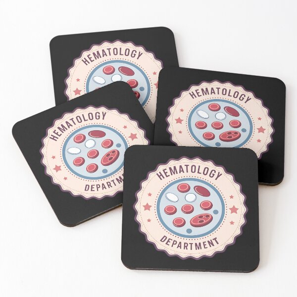 Item preview, Vintage Hematology Department Badge  – Minimal Blood Smear Illustration for Lab Techs & Med Students designed and sold by VividOrganica.
