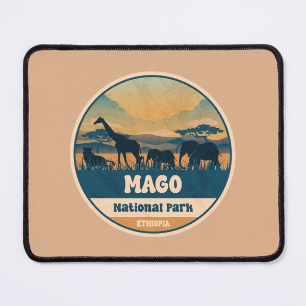 Item preview, Mago National Park Ethiopia Safari Adventure Art designed and sold by CynthiaGraphics.