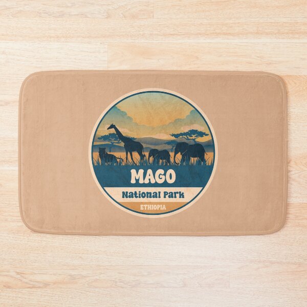 Item preview, Mago National Park Ethiopia Safari Adventure Art designed and sold by CynthiaGraphics.