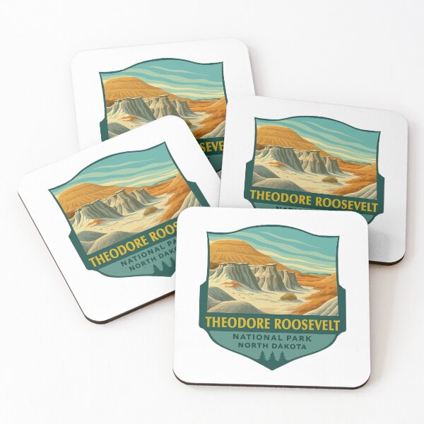 Item preview, Pegatina del Parque Nacional Theodore Roosevelt designed and sold by Ismeal Von.