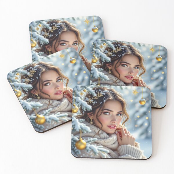 Item preview, Golden Grace – Feminine Portrait & Abstract Elegance in shimmering Light designed and sold by FotoworldEdel.