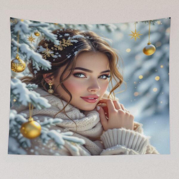Item preview, Golden Grace – Feminine Portrait & Abstract Elegance in shimmering Light designed and sold by FotoworldEdel.