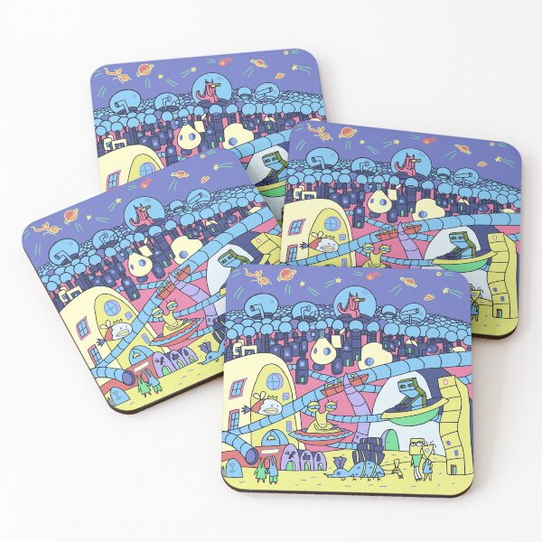 Item preview, Cosmic City Dreamscape designed and sold by Helenahel.