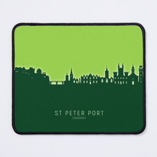 Item preview, St Peter Port Guernsey Channel Islands Skyline designed and sold by ArtPrints.