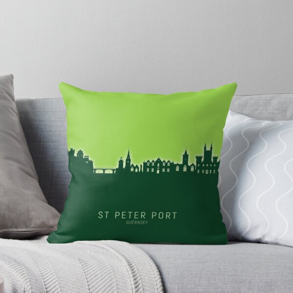 Item preview, St Peter Port Guernsey Channel Islands Skyline designed and sold by ArtPrints.