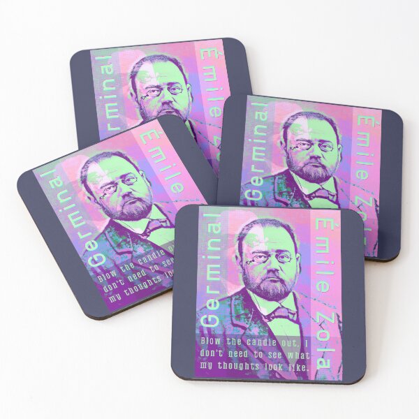 Item preview, Émile Zola quote: Blow the candle out, I don't need to see what my thoughts look like. designed and sold by artbleed.