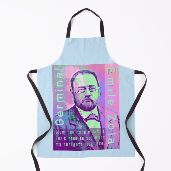 Item preview, Émile Zola quote: Blow the candle out, I don't need to see what my thoughts look like. designed and sold by artbleed.