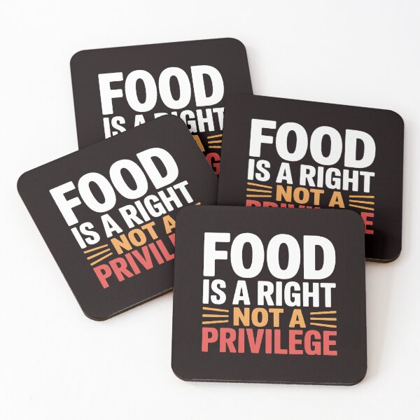 Item preview, Food Is a Right Not a Privilege – Equality & Justice Message designed and sold by Redgiant87x.