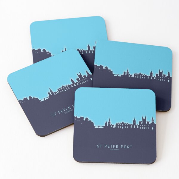 Item preview, St Peter Port Guernsey Channel Islands Skyline designed and sold by ArtPrints.