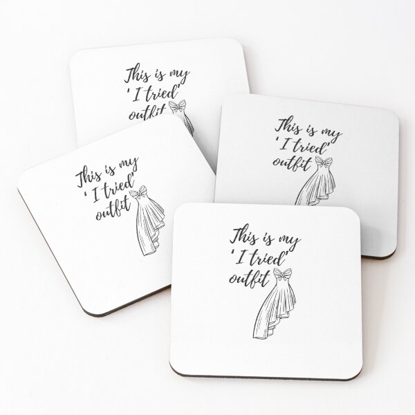 Item preview, This Is My' I Tried Outfit Quote designed and sold by SloganSauce.