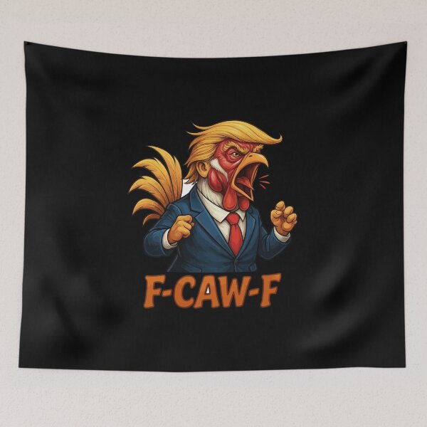 Item preview, F-Caw-F Trump Rooster Meme Funny Political Satire Shirt designed and sold by BANKACEM.STORE.