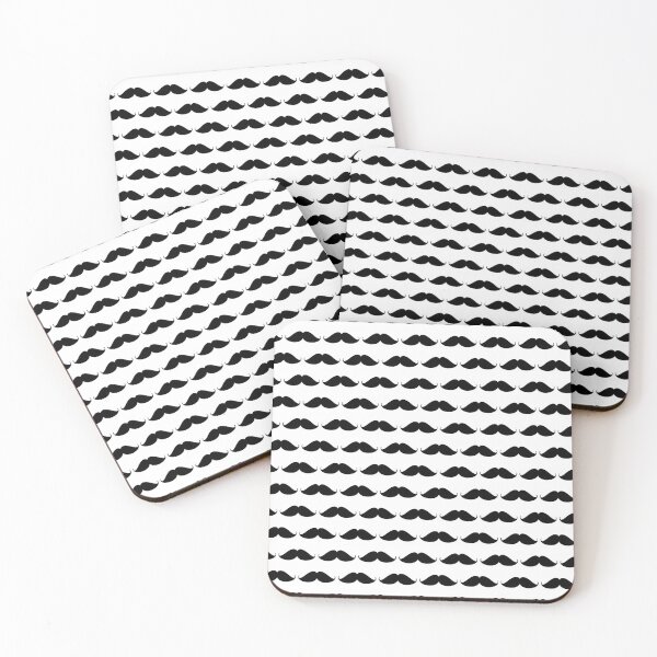 Item preview, Gentleman Man Mustache Design Pattern Moustaches designed and sold by bestggraphico.