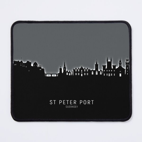 Item preview, St Peter Port Guernsey Channel Islands Skyline designed and sold by ArtPrints.