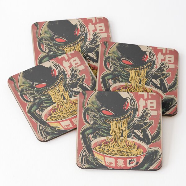 Item preview, Retro Japanese Monster Ramen Noodle Eater designed and sold by k3rstman1.