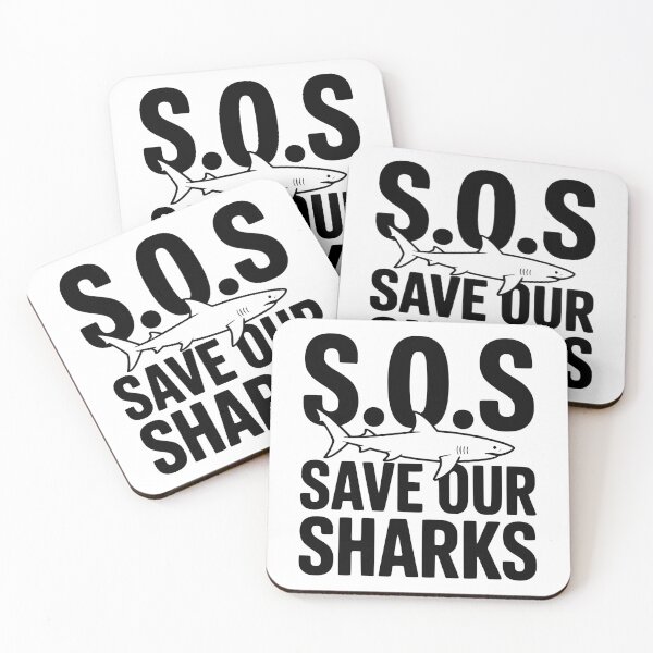 Item preview, S.O.S Save Our Sharks designed and sold by Frank Ring.