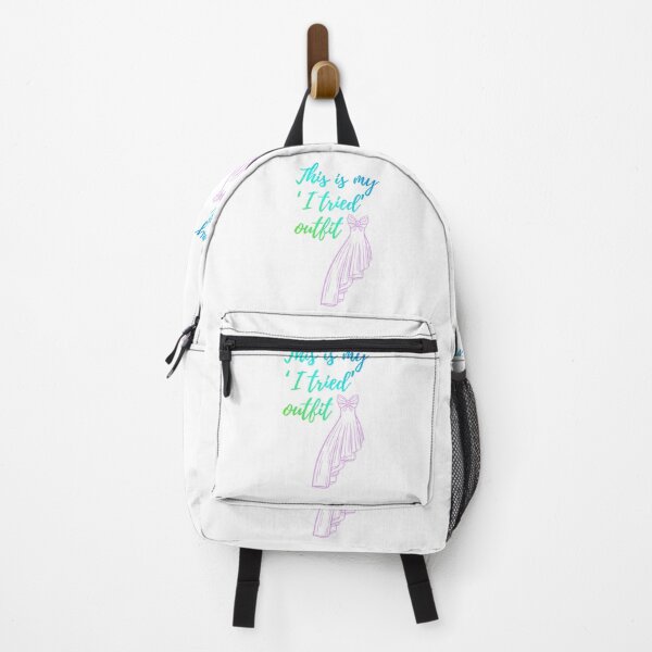 Item preview, This Is My' I Tried Outfit fun Quote designed and sold by SloganSauce.