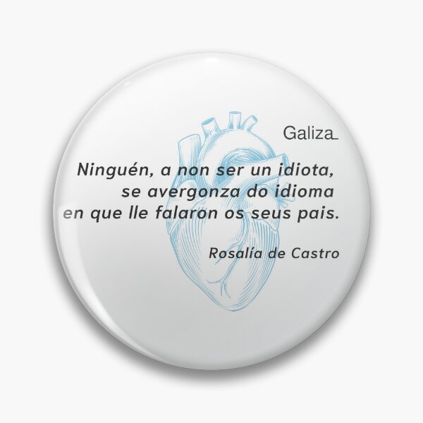 Item preview, Rosalía de Castro Corazón Galiza We are Galegos designed and sold by manudos.