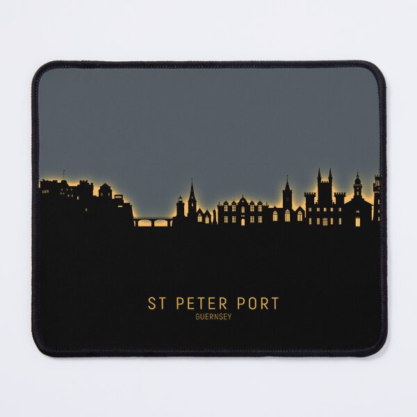 Item preview, St Peter Port Guernsey Channel Islands Skyline designed and sold by ArtPrints.