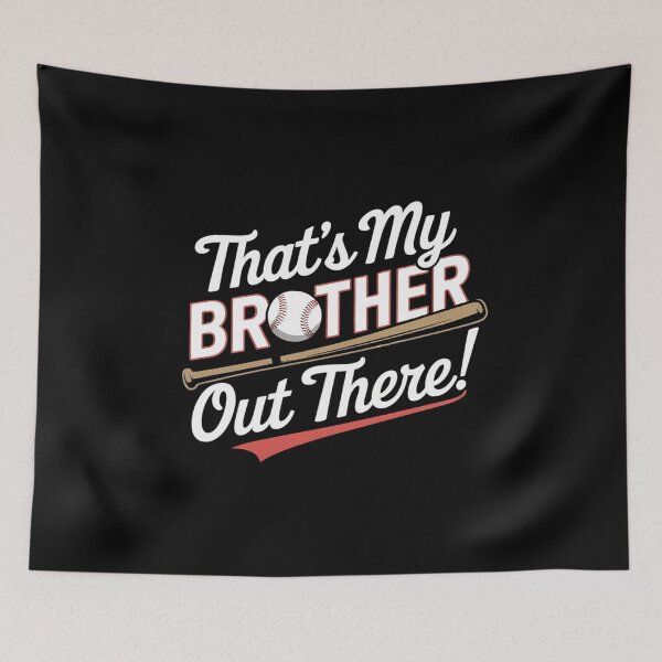 Item preview, That’s My Brother Out There Baseball Sister Distressed Heart1  designed and sold by Belkisallen.