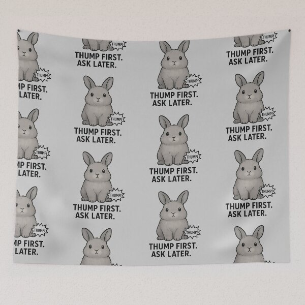 Item preview, Thump First Bunny designed and sold by Zoologybestiary.