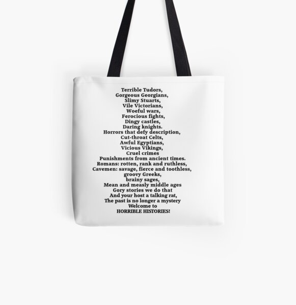 Horrible Histories Theme Song All Over Print Tote Bag