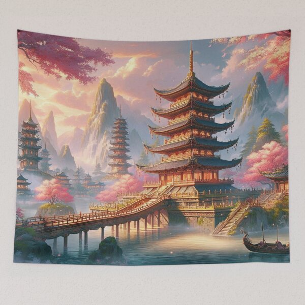 Item preview, Temple of Blossoms designed and sold by calmgarden.