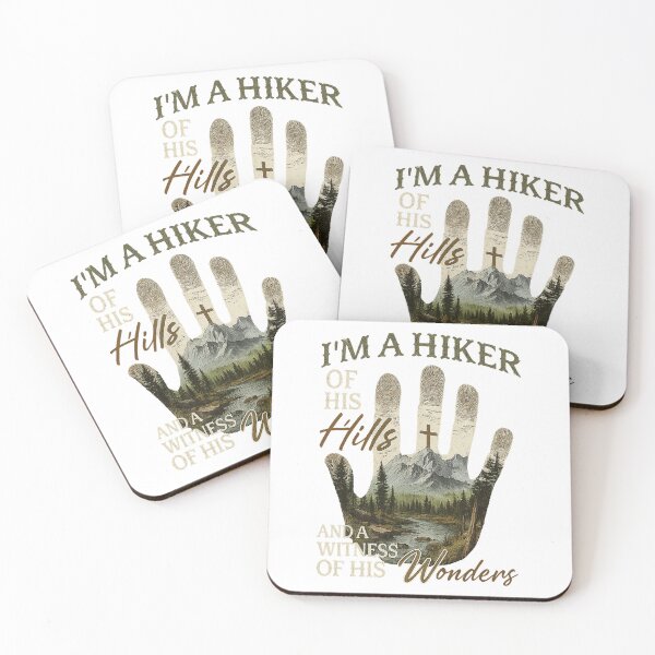 Item preview, Im A Hiker Of His Hills And A Witness Of His Wonders With Peaceful Mountain Beauty designed and sold by ImeldaSparks.