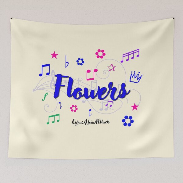 Item preview, Flowers Popular Song Title designed and sold by CharlottePlaceArt.