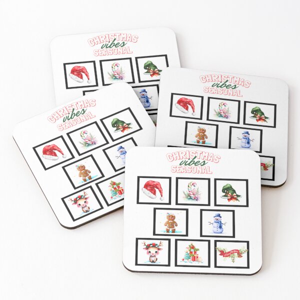 Item preview, Christmas Vibes Seasonal – Cute Holiday Icons Collection designed and sold by ForcePrint.