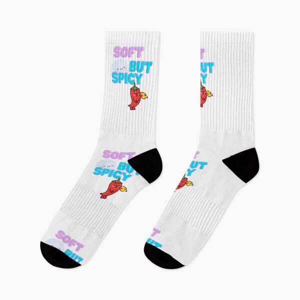 Item preview, Soft But Spicy Aesthetic Quote designed and sold by SloganSauce.