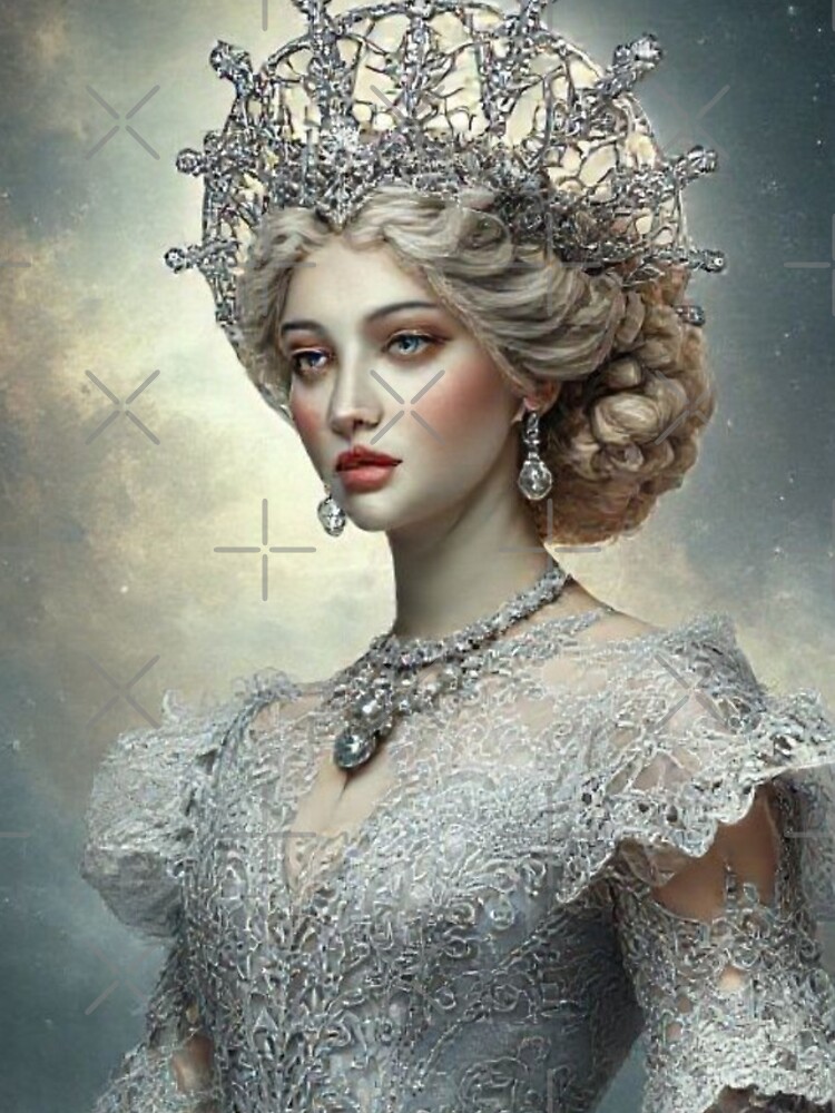 Thumbnail 4 of 4, iPhone Case, Celestial Moon Rococo Queen designed and sold by JKCreativeFlow.