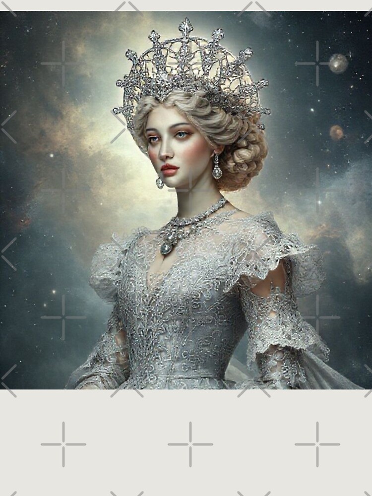 Thumbnail 6 of 6, Premium Oversized Sweatshirt, Celestial Moon Rococo Queen designed and sold by JKCreativeFlow.