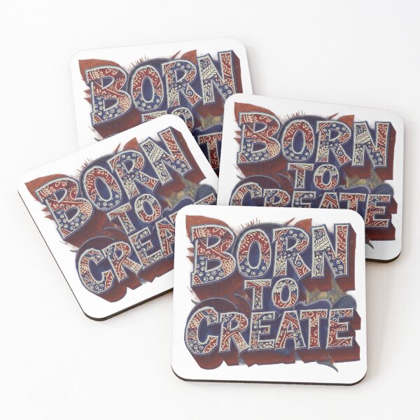 Item preview, Batik-Infused Grunge Born to Create Chrome Typography designed and sold by MG Aura.