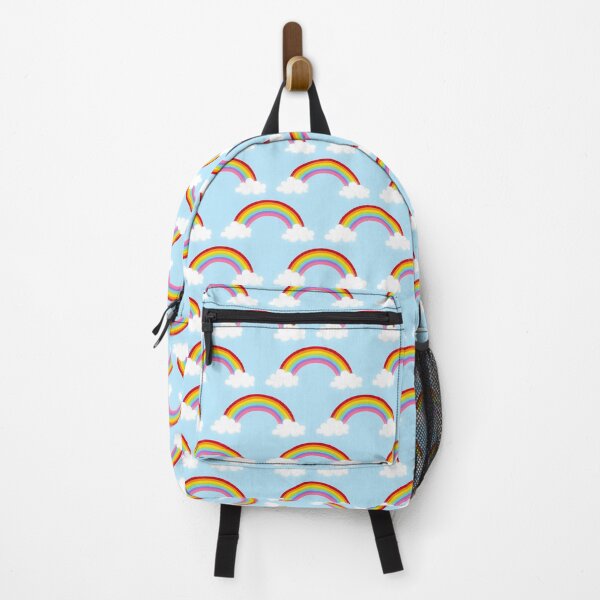 Item preview, Sunny Blue Sky with Rainbow Pattern Rainbows Print designed and sold by bestggraphico.