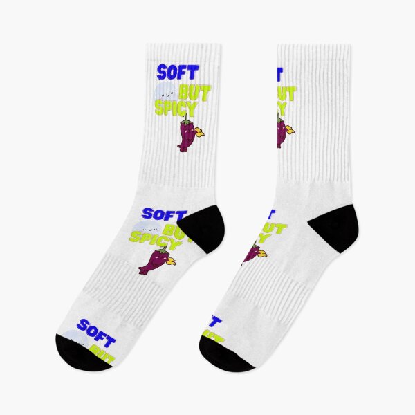 Item preview, Soft But Spicy Aesthetic Hot Quote designed and sold by SloganSauce.